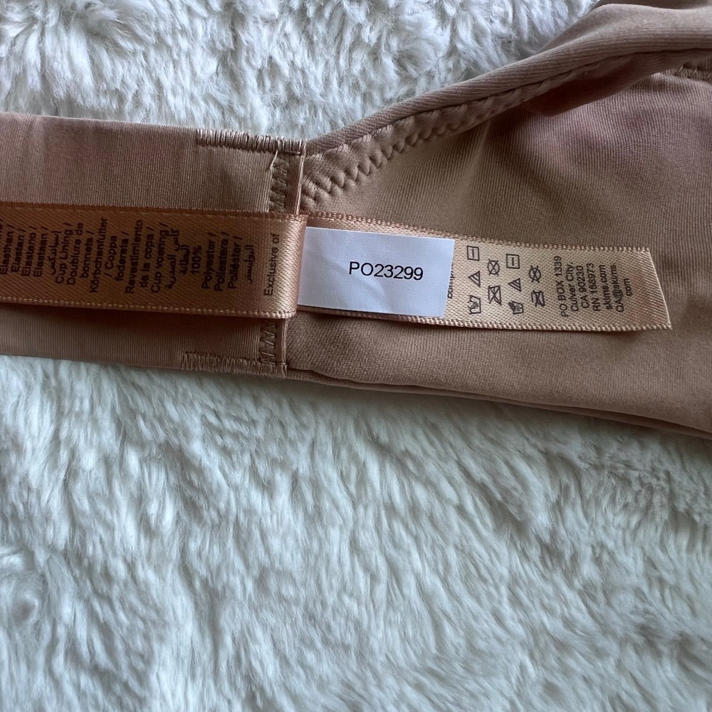 SKIMS Fits Everybody T-Shirt Bra Size 36DD Clay Nude Underwire Seamless PO23299 - Picture 6 of 9